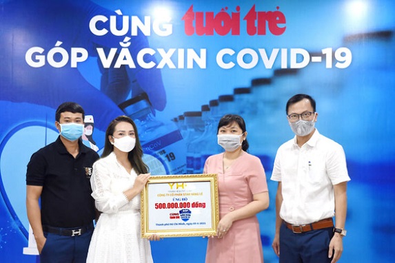 Nữ chủ tịch góp 500 triệu cho quỹ vắc xin: Tôi không thể đứng ngoài cuộc