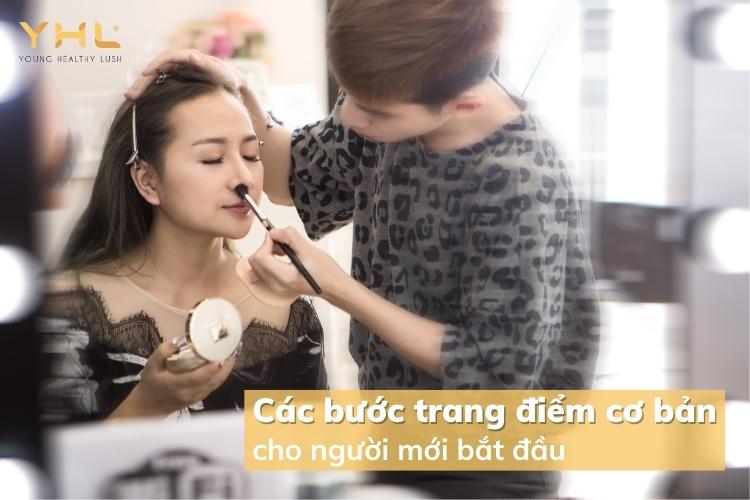 Các bước trang điểm cơ bản cho người mới bắt đầu