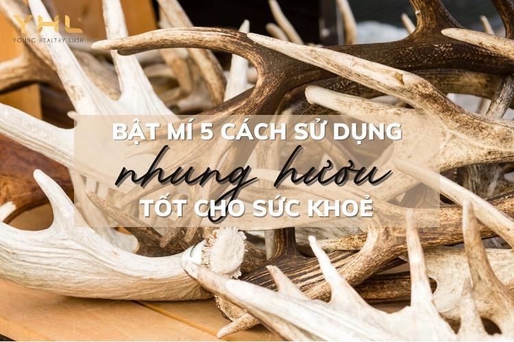 “Bỏ túi” 5 cách sử dụng nhung hươu hiệu quả cho sức khỏe