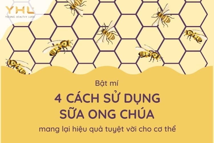 Sữa ong chúa – Bí quyết chăm sóc “kép” từ thiên nhiên